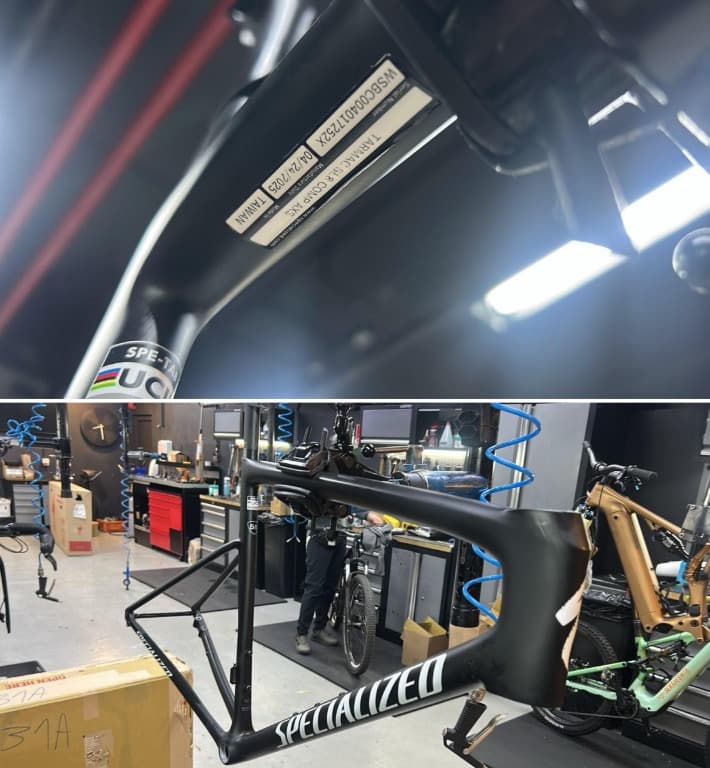 Quadro da bicicleta Specialized Tarmac SL8